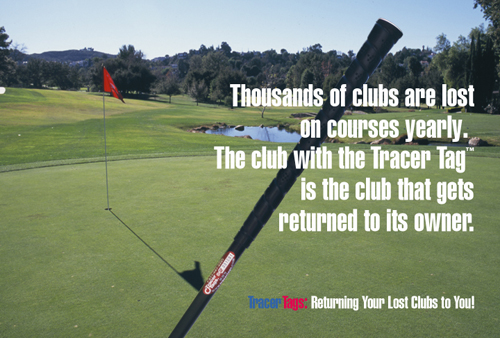 Tracer Tag Golf Product Poster