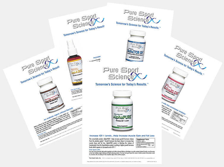 Nutritional Supplement Catalog Sell Sheets